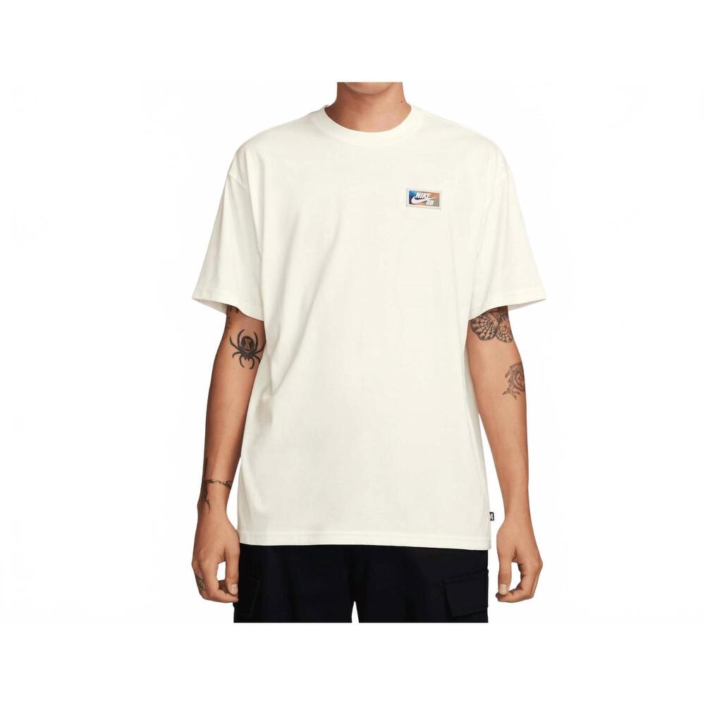 NEW NIKE sb thumbprint t-shirt in sail